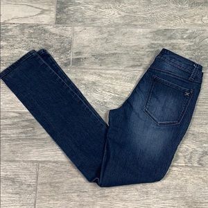 Kardashian Premium Kim Curvy Skinny Dark Wash Jean